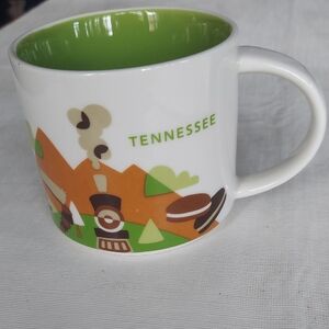 Starbucks Tennessee You Are Here Collection Mug Base, 14oz